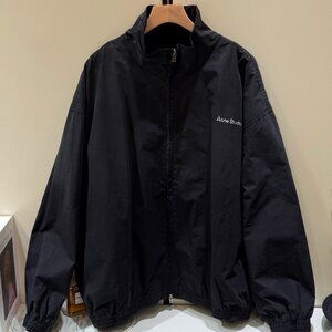 Acne Studios  Logo Zipper Jacket in Black